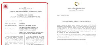 Renewal of National and NATO Security Clearance Certificate